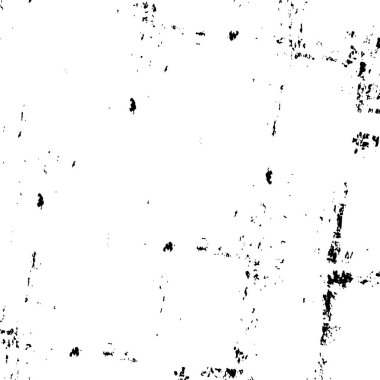 Siyah ve beyaz dokusunun Grunge arka planı. Elementlerin soyut deseni. Tek renkli baskı ve tasarım.