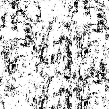 Siyah ve beyaz dokusunun Grunge arka planı. Elementlerin soyut deseni. Tek renkli baskı ve tasarım.