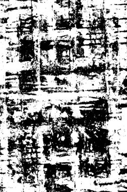 Çizik ve çizgilerle siyah ve beyaz arkaplanda sıkıntılı bir arkaplan..