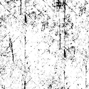 Siyah ve beyaz soyut arka plan. Noktaların, çatlakların, tozların, lekelerin tek renkli dokusu. Yazdırma ve tasarım için desen