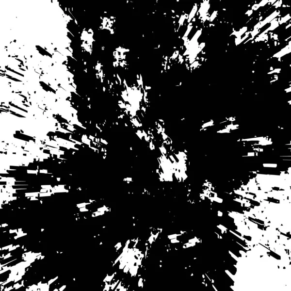 Textura Abstracta Monocromática Incluido Efecto Los Tonos Blanco Negro — Vector de stock