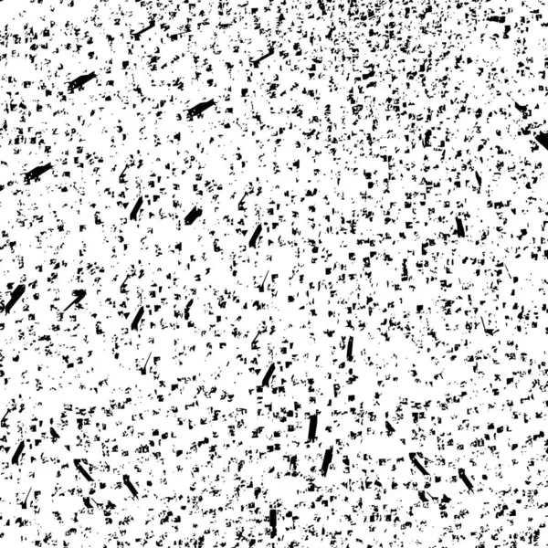 Grunge Hintergrund Mit Schwarzweißer Textur Abstraktes Muster Von Elementen Monochromer — Stockvektor