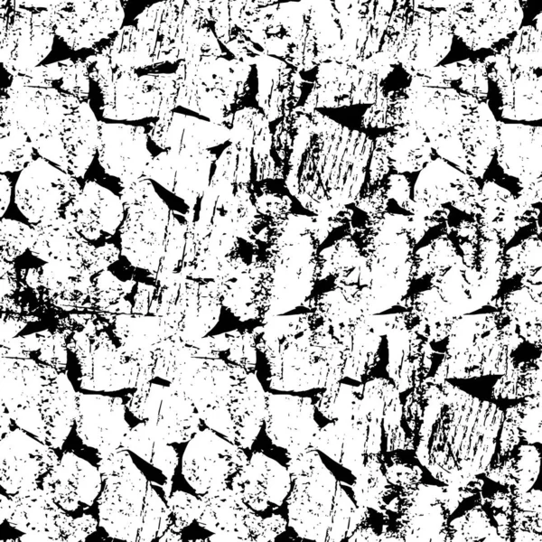 Fond Grunge Texture Noire Blanche Modèle Abstrait Éléments Impression Design — Image vectorielle