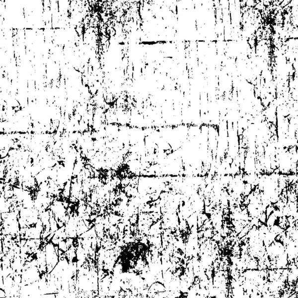 Patrón Abstracto Elementos Monocromáticos Grunge Fondo Blanco Negro — Archivo Imágenes Vectoriales