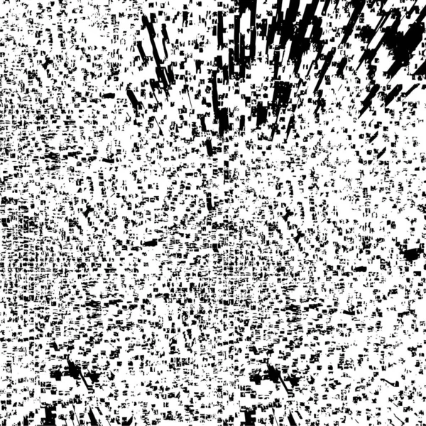 Pola Abstrak Elemen Monokrom Latar Belakang Putih Hitam Grunge - Stok Vektor