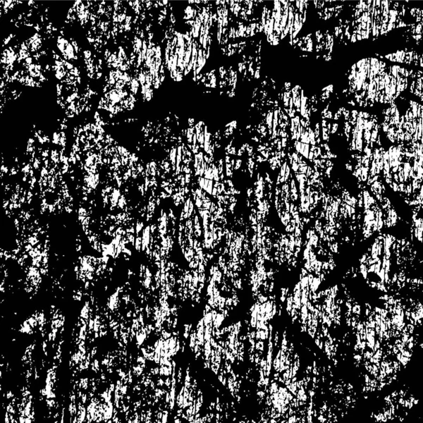 Abstraktes Muster Aus Monochromen Elementen Grunge Schwarzer Weißer Hintergrund — Stockvektor