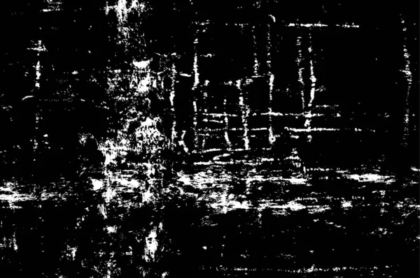 Modèle Abstrait Éléments Monochromes Grunge Fond Blanc Noir — Image vectorielle