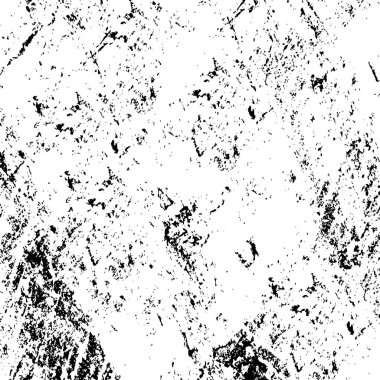 Siyah ve beyaz dokusunun Grunge arka planı. Elementlerin soyut deseni. Tek renkli baskı ve tasarım.