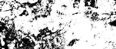 Grunge black and white pattern. Monochrome particles abstract texture. Background of cracks, scuffs, chips, stains, ink spots, lines. Dark design background surface. Gray printing element