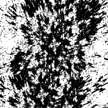Grunge black and white pattern. Monochrome particles abstract texture. Background of cracks, scuffs, chips, stains, ink spots, lines. Dark design background surface. Gray printing element