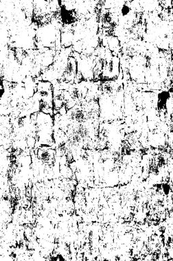 Siyah ve beyaz dokunun arka planı. Noktaların, çatlakların, noktaların, çiplerin soyut monokrom deseni. 