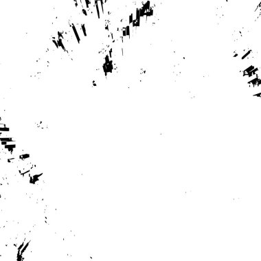 Siyah ve beyaz dokunun arka planı. Noktaların, çatlakların, noktaların, çiplerin soyut monokrom deseni. 