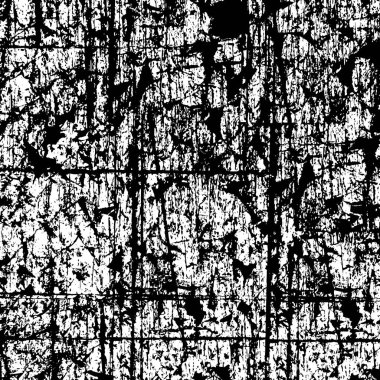 Siyah ve beyaz dokunun arka planı. Noktaların, çatlakların, noktaların, çiplerin soyut monokrom deseni. 