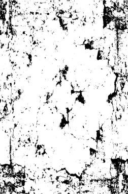 Grunge siyah ve beyaz model vektörü. Soyut arka plan monokromu. Elementler, çatlaklar, yongalar, çizgiler, kartvizit basımı için lekeler, çıkartmalar, kartvizitler, posterler ve tasarım için mürekkep