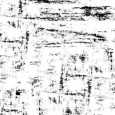 Grunge siyah ve beyaz model vektörü. Soyut arka plan monokromu. Elementler, çatlaklar, yongalar, çizgiler, kartvizit basımı için lekeler, çıkartmalar, kartvizitler, posterler ve tasarım için mürekkep