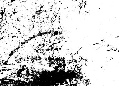 Grunge siyah ve beyaz model vektörü. Soyut arka plan monokromu. Elementler, çatlaklar, yongalar, çizgiler, kartvizit basımı için lekeler, çıkartmalar, kartvizitler, posterler ve tasarım için mürekkep