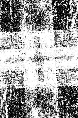 Grunge siyah ve beyaz model vektörü. Soyut arka plan monokromu. Elementler, çatlaklar, yongalar, çizgiler, kartvizit basımı için lekeler, çıkartmalar, kartvizitler, posterler ve tasarım için mürekkep