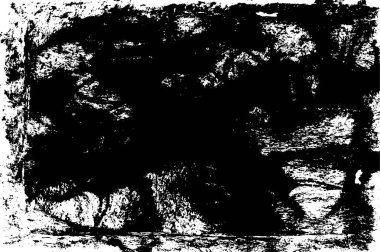 Siyah ve beyaz grunge arka planı. Mürekkep lekelerinin soyut vektör dokusu. Kartvizitlere, posterlere ve tasarıma baskı yapmak için vintage unsurlar 