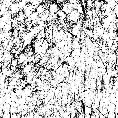 Çiziklerle karışık desen tasarımı. Dokusu olan siyah beyaz arkaplan.