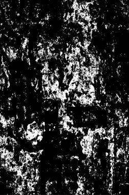 Dağınık lekeli pürüzlü bir kalıp. Dokusu olan siyah beyaz arkaplan.