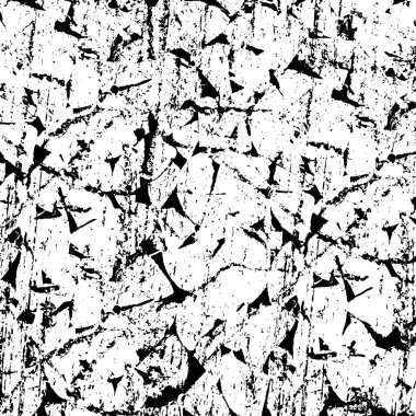 Sert monokrom deseni ve dağınık felçler. Dokusu olan siyah beyaz arkaplan.