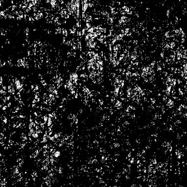 Basit monokrom deseni ve dağınık felçler. Dokusu olan siyah beyaz arkaplan.