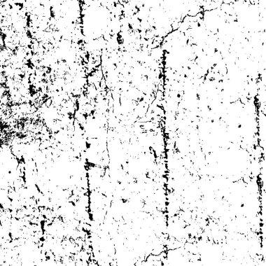 Dağınık darbelerle modern desen. Dokusu olan siyah beyaz arkaplan.