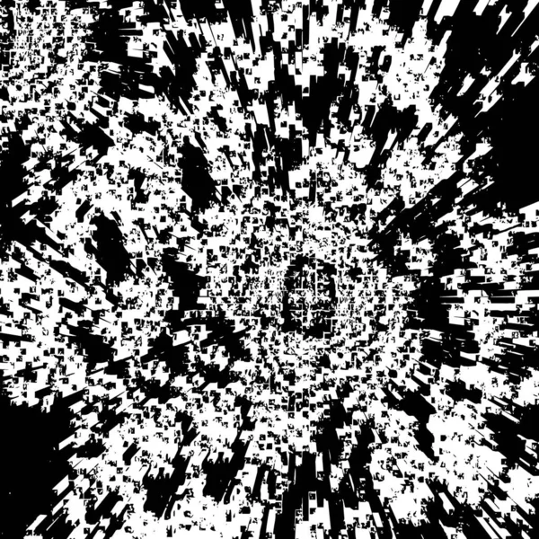 Grunge Zwart Wit Patroon Monochrome Deeltjes Abstracte Textuur Achtergrond Van — Stockvector