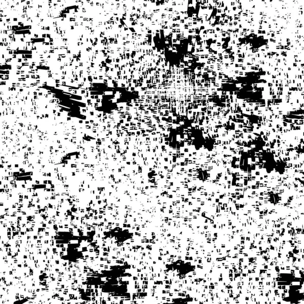 Grunge Black White Pattern Monochrome Particles Abstract Texture Background Cracks —  Vetores de Stock