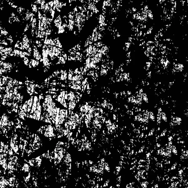 Fond Texture Noire Blanche Modèle Abstrait Monochrome Taches Fissures Points — Image vectorielle