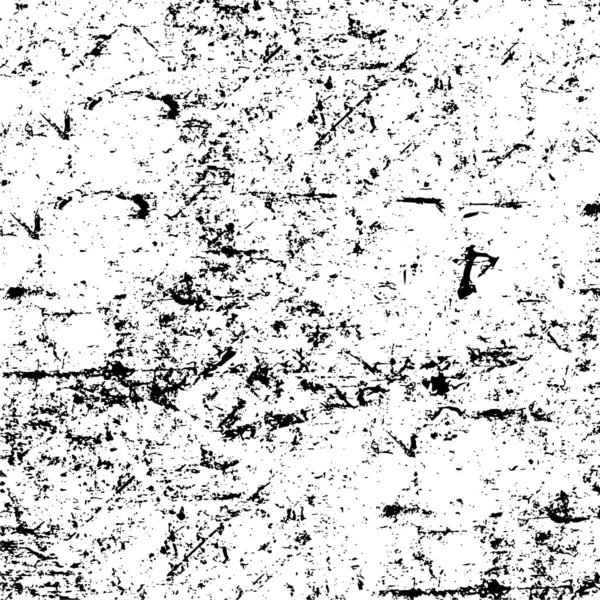 Fundo Textura Preto Branco Padrão Monocromático Abstrato Manchas Rachaduras Pontos — Vetor de Stock
