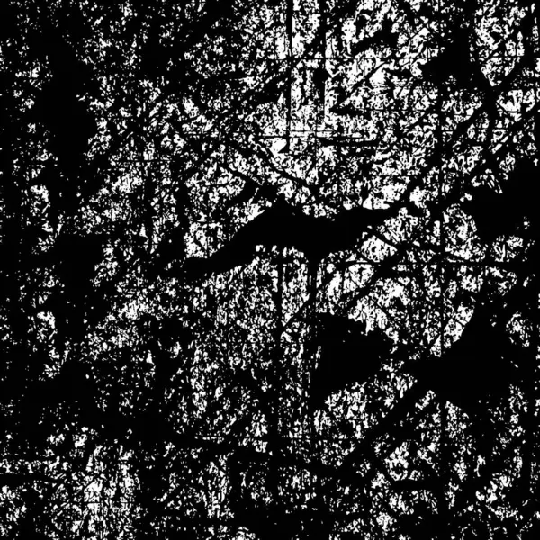 Grunge Fond Noir Blanc Composé Formes Géométriques — Image vectorielle