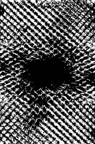 Geometrik Şekillerden Oluşan Grunge Siyah Beyaz Arkaplanı — Stok Vektör