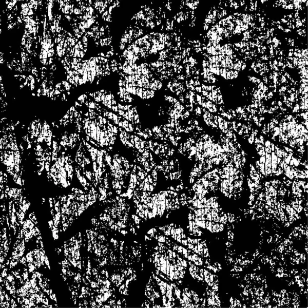 Patroon Met Eenvoudige Krassen Zwart Witte Achtergrond Met Textuur — Stockvector
