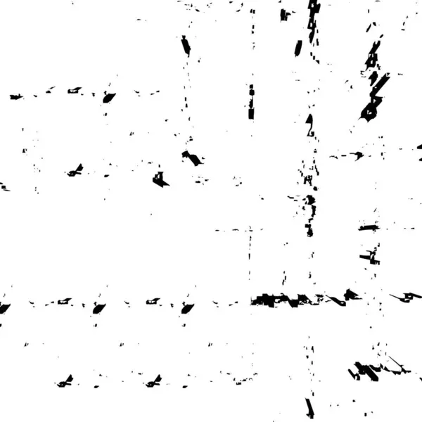 Grafisches Muster Mit Kratzern Schwarz Weißer Hintergrund Mit Textur — Stockvektor