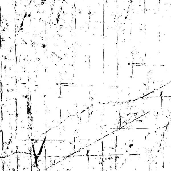 傷が付いている簡単なグラフィック ポスターの設計 テクスチャと黒と白の背景 — ストックベクタ
