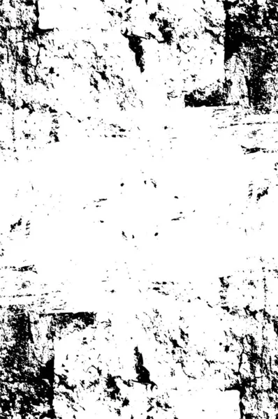 Monochrome Grafische Poster Ontwerp Met Krassen Zwart Witte Achtergrond Met — Stockvector