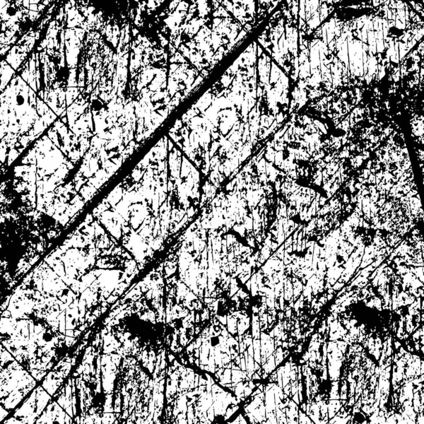 Грубый Графический Дизайн Плаката Царапинами Черно Белый Фон Текстурой — стоковый вектор