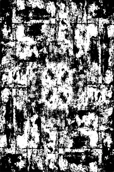 Unordentliches Muster Mit Kratzern Schwarz Weißer Hintergrund Mit Textur — Stockvektor