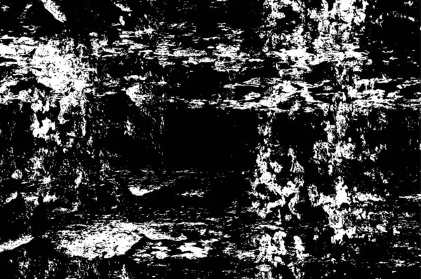 Монохромный Плакат Грязными Царапинами Черно Белый Фон Текстурой — стоковый вектор