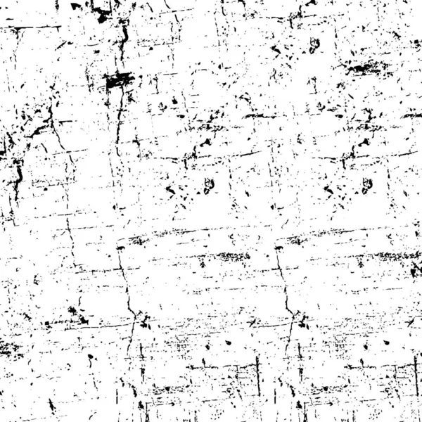 Cartel Monocromático Con Arañazos Desordenados Fondo Blanco Negro Con Textura — Archivo Imágenes Vectoriales
