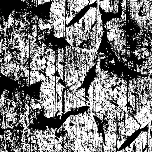 Грубая Картина Грязными Пятнами Черно Белый Фон Текстурой — стоковый вектор