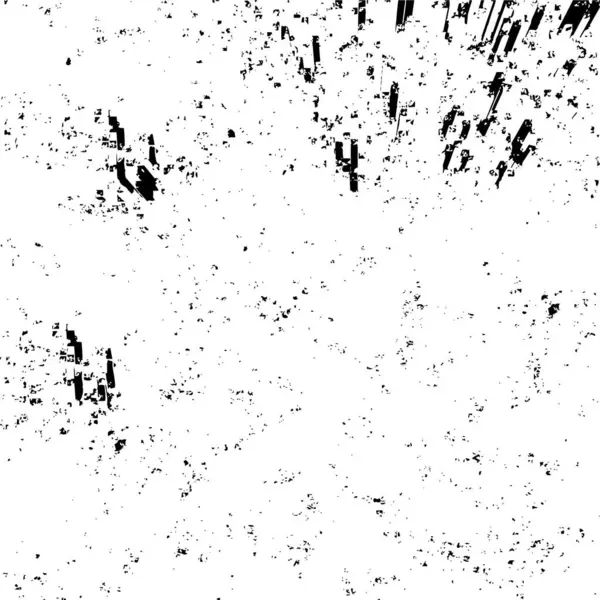 Raues Monochromes Muster Mit Chaotischen Strichen Schwarz Weißer Hintergrund Mit — Stockvektor