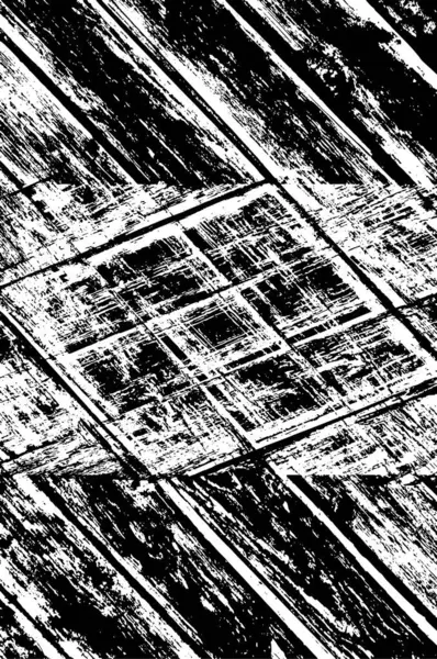 Einfaches Monochromes Muster Mit Chaotischen Strichen Schwarz Weißer Hintergrund Mit — Stockvektor