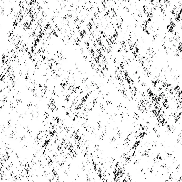 Простий Монохромний Візерунок Безладними Штрихами Чорно Білий Фон Текстурою — стоковий вектор