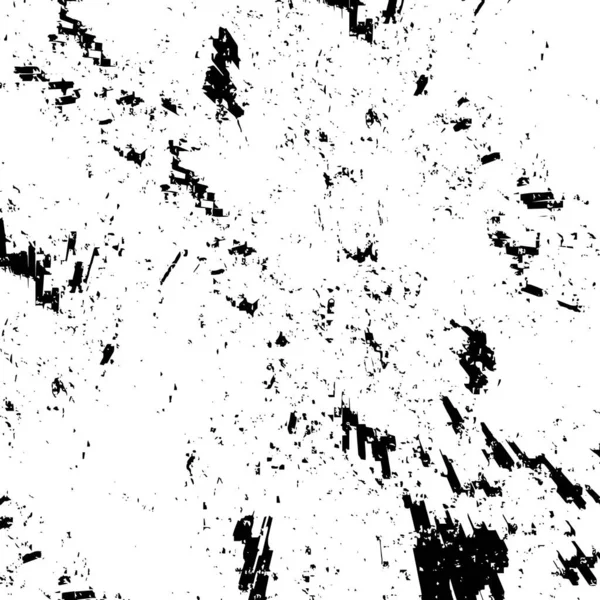 Патч Дизайн Месседжными Поглаживаниями Черно Белый Фон Текстурой — стоковый вектор