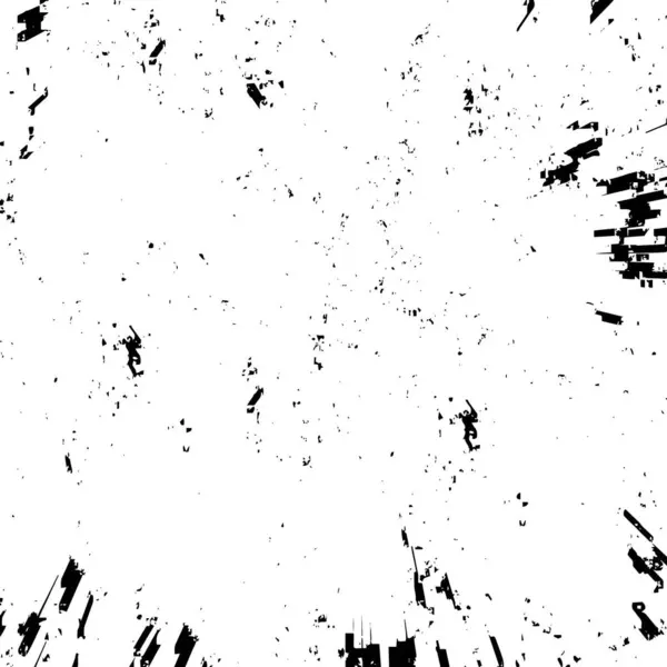 Plakatgestaltung Mit Chaotischen Strichen Schwarz Weißer Hintergrund Mit Textur — Stockvektor