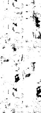 Grunge siyah beyaz desen. Monokrom parçacıkları soyut doku. Çatlakların, sürtünmelerin, çiplerin, lekelerin, mürekkep lekelerinin, çizgilerin arkaplanı.