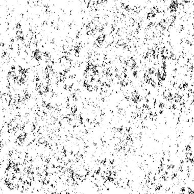 Grunge siyah beyaz desen. Monokrom parçacıkları soyut doku. Çatlakların, sürtünmelerin, çiplerin, lekelerin, mürekkep lekelerinin, çizgilerin arkaplanı.