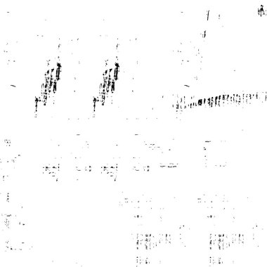 Grunge siyah beyaz desen. Monokrom parçacıkları soyut doku. Çatlakların, sürtünmelerin, çiplerin, lekelerin, mürekkep lekelerinin, çizgilerin arkaplanı.